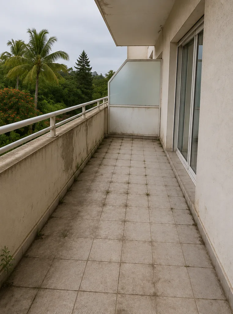 Terrasse avant travaux